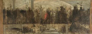 Universal Judgment, sketch. Creator: Auguste Barthelemy Glaize