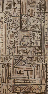 Universal Symmetrical Composition in Black and White, 1931. Creator: Torres-Garcia, Joaquin (1874-1949)