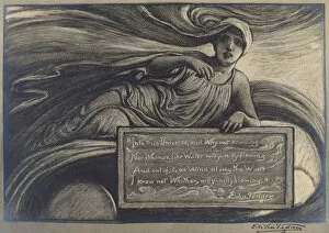 Images Dated 16th July 2021: Into the Universe, late 19-early 20th century. Creator: Elihu Vedder