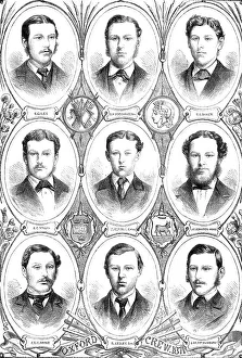 Students Prints: The Universities Boat-Race, 1871. Creator: Unknown