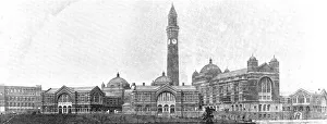 Clock Tower Prints: The University of Birmingham, the new buildings of which were opened by the King