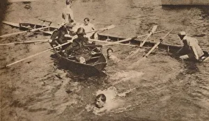 Rower Gallery: The University Boat Race, March 1912 (1935)