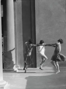 University Of California Prints: University of California at Berkeley dancers, 1927 Creator: Arnold Genthe