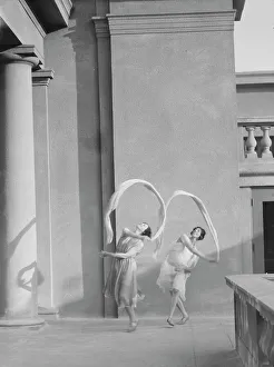 University Of California Prints: University of California at Berkeley dancers, 1927 Creator: Arnold Genthe