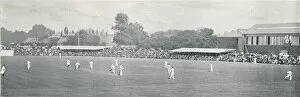 University Cricket Match at Lord s, c1896. Artist: Russell & Sons