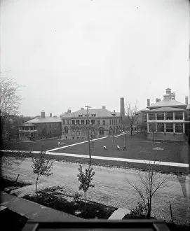 Michigan Prints: University of Michigan Hospital, Ann Arbor, Mich. between 1900 and 1910. Creator: Unknown