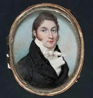 Cravat Prints: An Unknown Gentleman, c1820s. Creator: Unknown