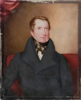 Cravat Prints: An Unknown Gentleman, c1840s. Creators: Unknown, William Watson