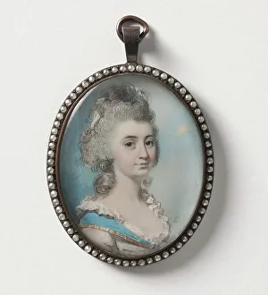 Unknown lady, late 18th-early 19th century. Creator: George Engleheart