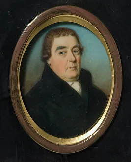 Eyebrows Prints: Unknown man, c18th century. Creator: Thomas Hazlehurst