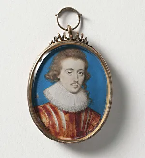 Unknown man Possible member of the Cavendish family, c17th century. Creator: John Hoskins I