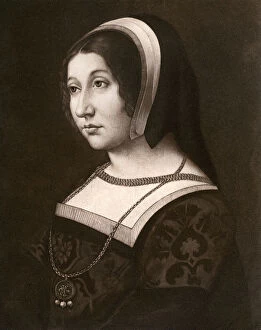 Images Dated 13th February 2007: Unknown woman, formerly known as Margaret Tudor, c1520, (1902). Artist: Jean Perreal