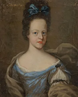 Holstein Gottorp Prints: Unknown woman, probably Maria Elisabet, 1678-1755, c18th century. Creator: Anon