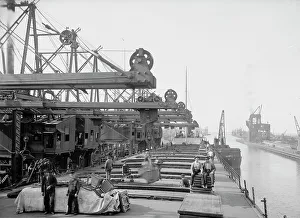 Hoist Prints: Unloading ore at Conneaut, Ohio