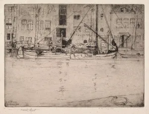 Unloading Prints: Unloading Peat, Dort, 1889. Creators: Frank Short, F. Goulding