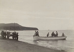 Expedition Collection: Unloading of the Provisions, 20 July, 1889. Creator: Unknown