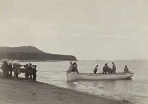Provisions Prints: Unloading of the Provisions, 20 July, 1889. Creator: Unknown