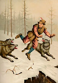 Grimm Collection: The Unlucky Man, 1901. Artist: Edward Henry Wehnert