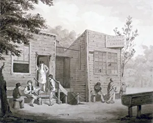 Millbank Prints: Unnamed tavern on Millbank, Westminster, London, 1826. Artist: JB East