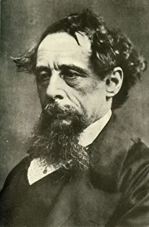 Dickens Prints: An Unpublished Photograph of Dickens, 1869, (1910). Creator: Robert White Thrupp