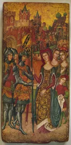 Primitive Prints: An unrecorded French Primitive: Charles VII & Agnes Sorel: ascribed to Jean Mirail Artist: Jean Miraillet