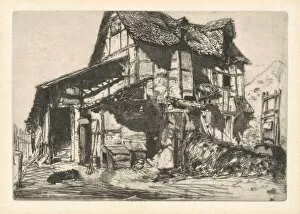 Disrepair Gallery: The Unsafe Tenement, 1858. Creator: James Abbott McNeill Whistler