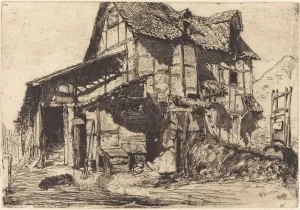 The Unsafe Tenement, 1858. Creator: James Abbott McNeill Whistler