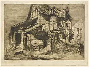 The Unsafe Tenement, 1858. Creator: James Abbott McNeill Whistler