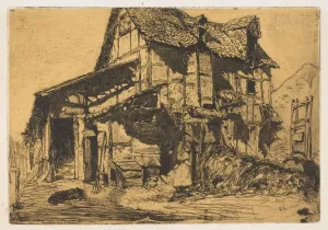 Alsace France Collection: The Unsafe Tenement (The Old Farm), 1858. Creator: James Abbott McNeill Whistler