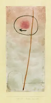 Zentrum Paul Klee Prints: Unstable Signpost, 1937. Creator: Klee, Paul (1879-1940)