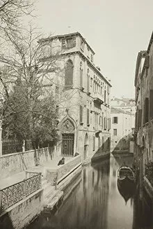 Images Dated 30th September 2021: Untitled (1), c. 1890. [Scene in Venice]. Creator: Unknown