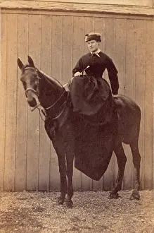 Horsewoman Prints: (Untitled), between 1870 and 1890. Creator: Unknown