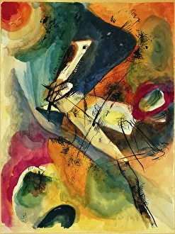 Composition Prints: Untitled, 1915. Creator: Kandinsky, Wassily Vasilyevich (1866-1944)