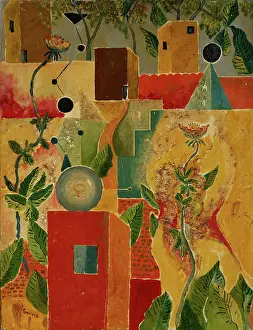 Sunflower Prints: Untitled, 1924. Creator: Paul Gaulois