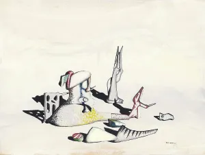 Surrealism Prints: Untitled, 1943. Creator: Tanguy, Yves (1900-1955)
