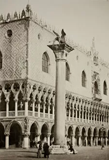 Piazza Collection: Untitled (27), c. 1890. [Doges Palace, Venice]. Creator: Unknown