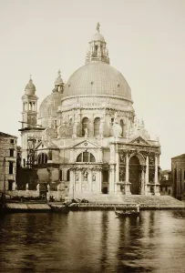 Island Prints: Untitled (41), c. 1890. [Church of Santa Maria della Salute, Venice]. Creator: Unknown