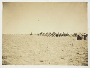 Gray Gustave Le Prints: Untitled [artillery], 1857. Creator: Gustave Le Gray