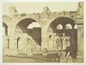 Albumen Print From And Gallery: Untitled (Basilica of Maxentius), c. 1857. Creator: Robert MacPherson
