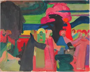 Composition Prints: Untitled, c1909. Creator: Kandinsky, Wassily Vasilyevich (1866-1944)
