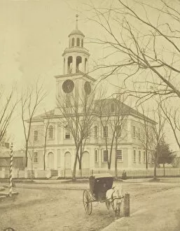Bell Tower Gallery: Untitled (church exterior), 1830 / 88. Creator: W. N. Hobbs
