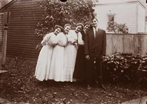 Backyard Prints: Untitled (Herbert Hotter and Girlfriends)