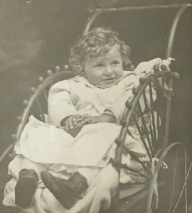 Pram Prints: Untitled (Howard Schubart in Carriage), 1893. Creator: Alfred Stieglitz