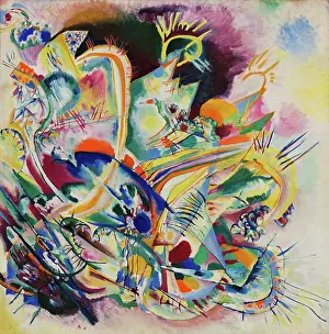 Colourfulness Prints: Untitled (Improvisation V), 1914. Creator: Kandinsky, Wassily Vasilyevich (1866-1944)