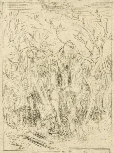 Untitled (Landscape), c. 1843. Creator: Charles Emile Jacque
