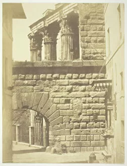 Untitled (Roman wall with gate), c. 1857. Creator: Robert MacPherson