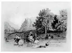 Eakins Thomas Cowperthwaite Gallery: (Untitled) (Spanish Scene), 1858. Creator: Thomas Eakins