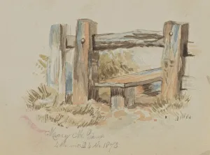 Boundary Prints: Untitled (Stile), 1873. Creator: Mary Vaux Walcott