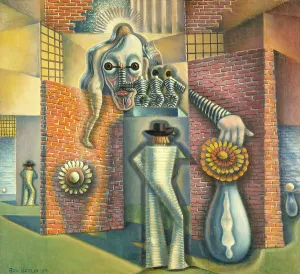 Untitled (Surreal Abstraction), 1939. Creator: Benjamin F. Berlin