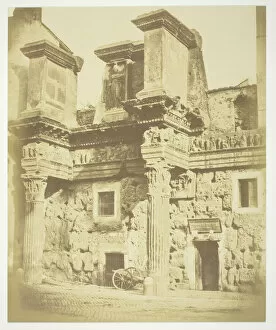 Albumen Print From And Gallery: Untitled (Temple of Minerva), c. 1857. Creator: Robert MacPherson